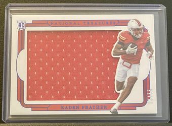 2025 National Treasures Collegiate Kaden Prather Rookie Silhouettes Blue #13/75