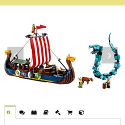 LEGO SET 31132-1 - Viking Ship and the Midgard Serpent