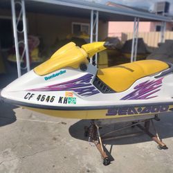 97 SEADOO SPX 800CC 50 HOURS REBUILT CARBS AND NEW SEAT COVER 110 HP 2 SEATER WITH TITLE IN HAND 😆😆😆