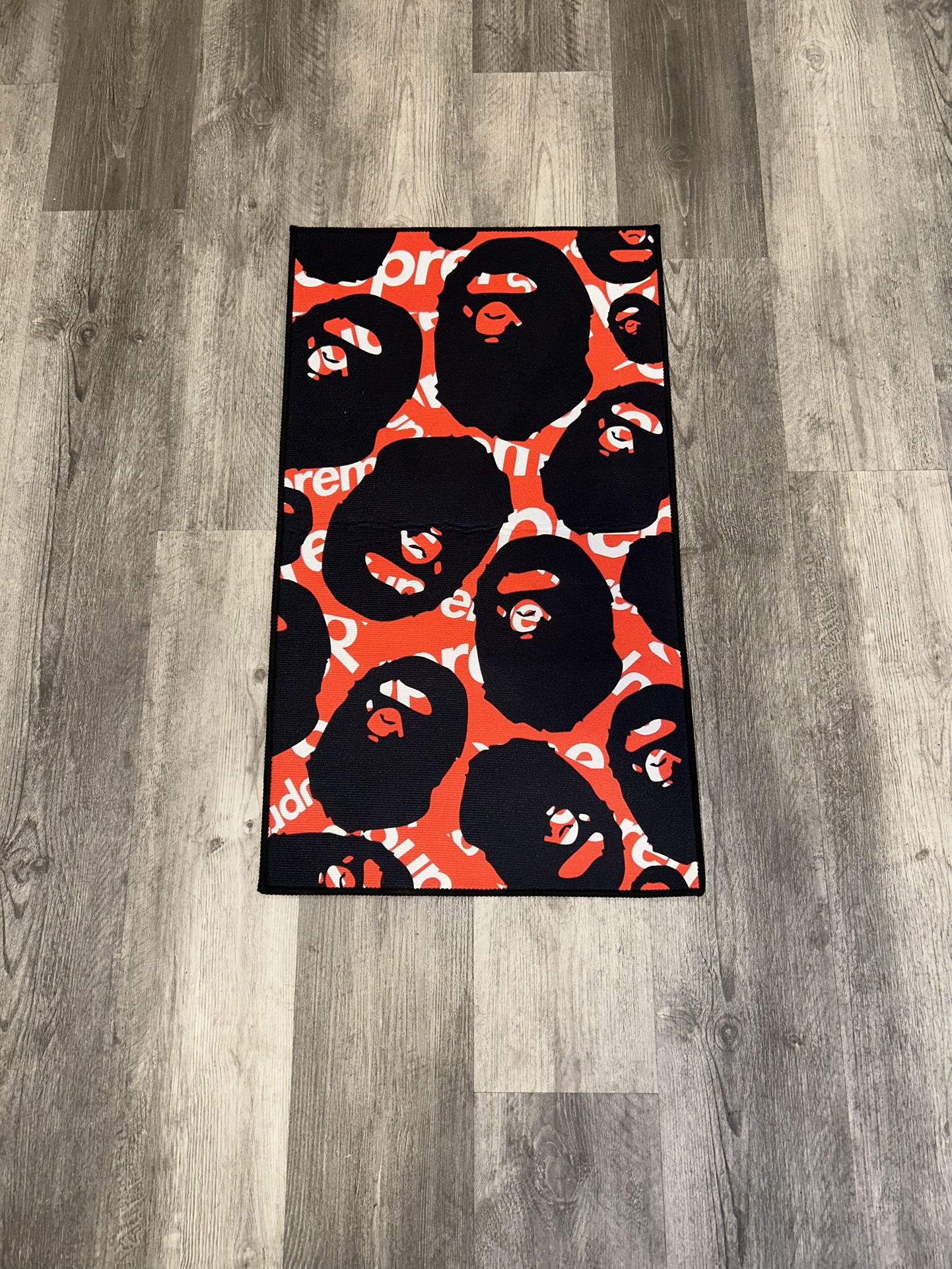 Bape X Supreme Rug