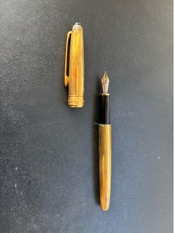 Mount Blanc gold calligraphy pen