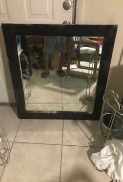 WALL mirror W FRAME size 35 by35