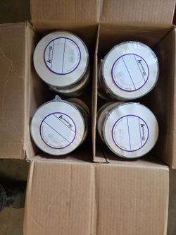 Carlisle Hardcast HVAC sealing metal duct tape. When heavy duty adhesive reapplied after protective plastic sheet is removed. 32 rolls at $300 for