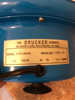 Drucker Centrifuge Model 613B