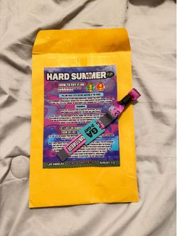 Hard summer 2 day GA ticket