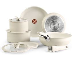 T-fal Ingenio Essentials - Kitchen Utensil Set with Detachable/Removable Handle, 11 Pieces