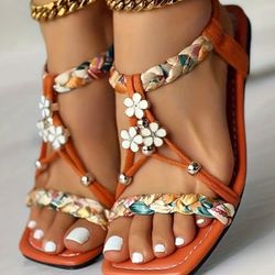 Women's Flat Sandals 2025 Size 7