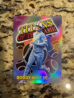 card Bobby Witt Junior Titans of the game baseball card