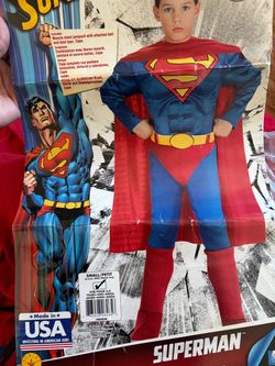Superman Kids Costume Small Age 3-4