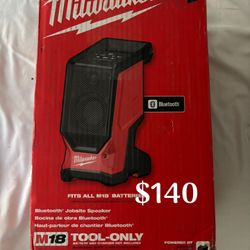 M18 18V Lithium-Ion Cordless Wireless Bluetooth Jobsite Speaker (Tool-Only)