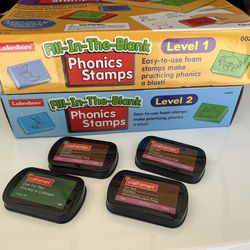 lakeshore phonics learning game word building stamps classroom resources sounds blends 