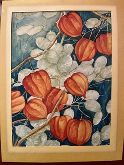 Pieter Hendrik Schor Botanical colorful print unframed