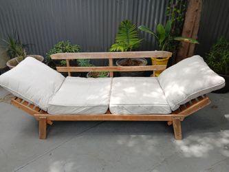 Outdoor patio sofa