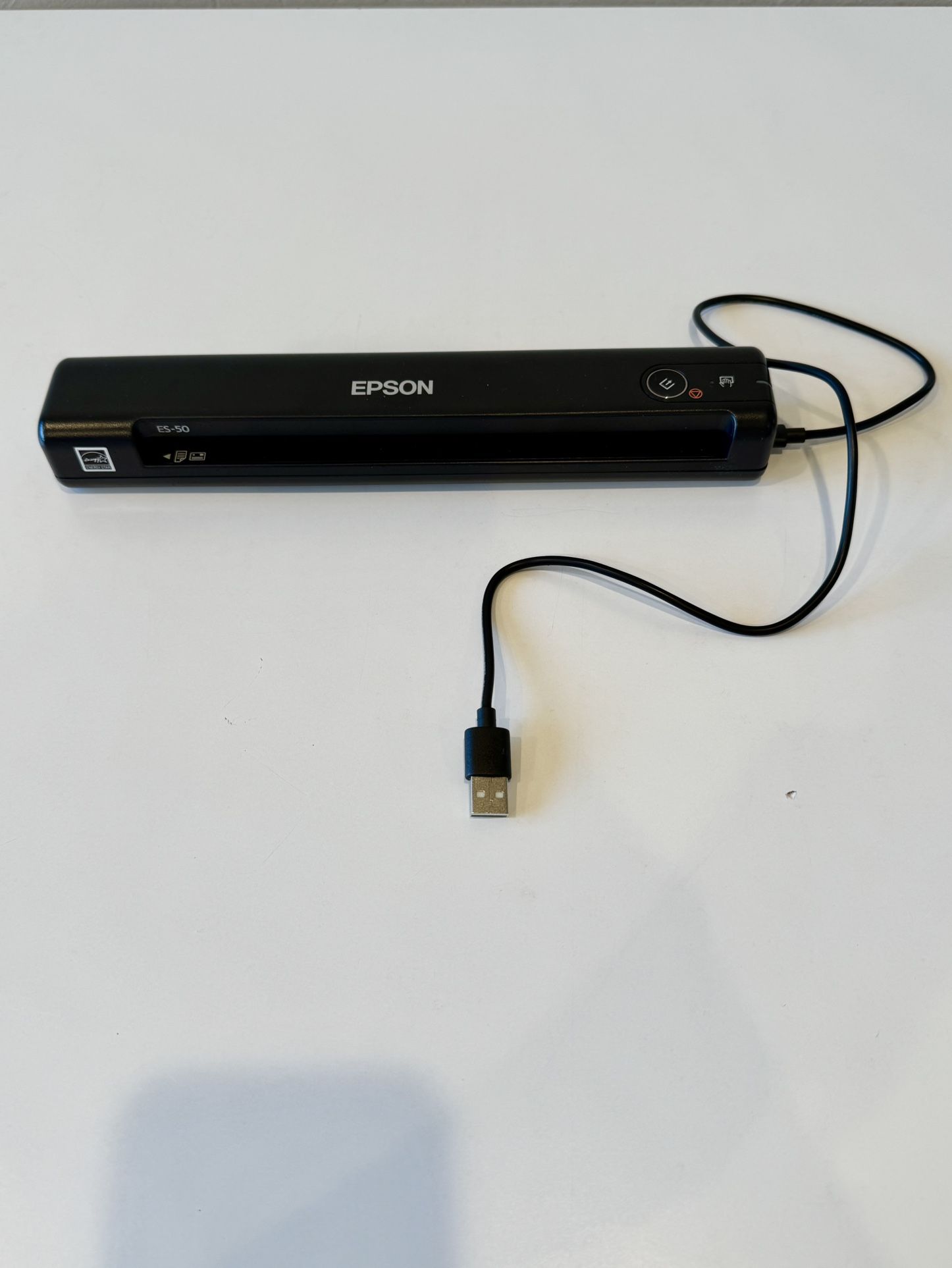Epson Scanner Documents Workforce Es-50 Mobile Color Sheet Fed USB Connects