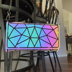 Light Reflection Crossbody Wallet