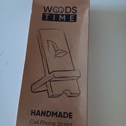 Wood Time Handmade Cellphone Stand