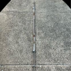 Standard 1" barbell 7' long for weight plates weights plate bar press 7ft long Thick Grip area