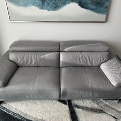 Sofá (Reclining leather sofa)