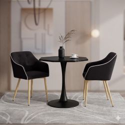 Brand new side coffee table and 2 chairs