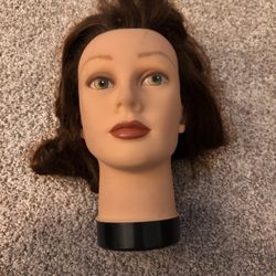 Human Hair Mannequin Head