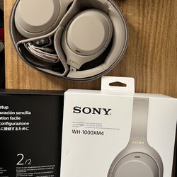 Sony WH1000XM4 Wireless Noise Cancelling Over-the-ear Headphones