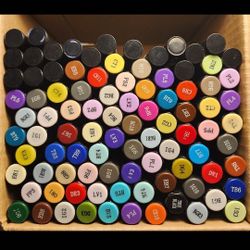 Dual Tip Alcohol Markers (94 Pcs)