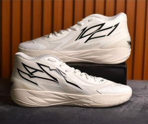 Puma LaMelo MB.02 Whisper "Not from Here" Basketball | White