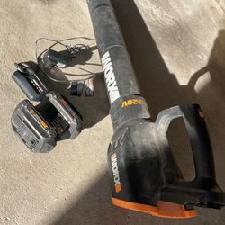 Worx Cordless Two-Speed Leaf Blower
