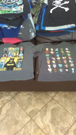 Shirts toddlers, size S/M fits size 6-7 years