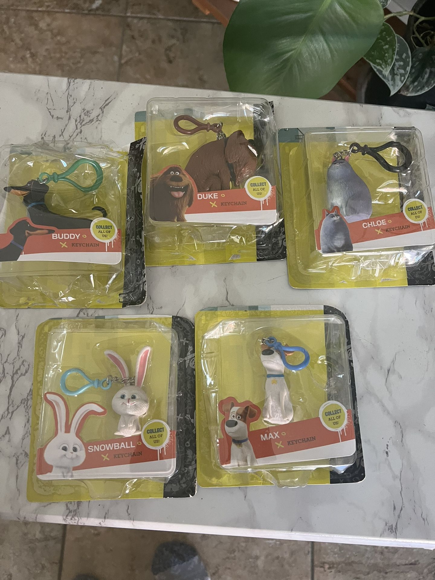 5 New Secret Life of Pets Toy Key Chains Keys Toys Pets Dogs Cats