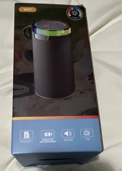 W17 Portable Bluetooth Speaker with RGB Lights