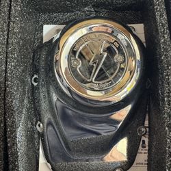 M8 CHROME CAM COVER WITH THRASIN CENTER
