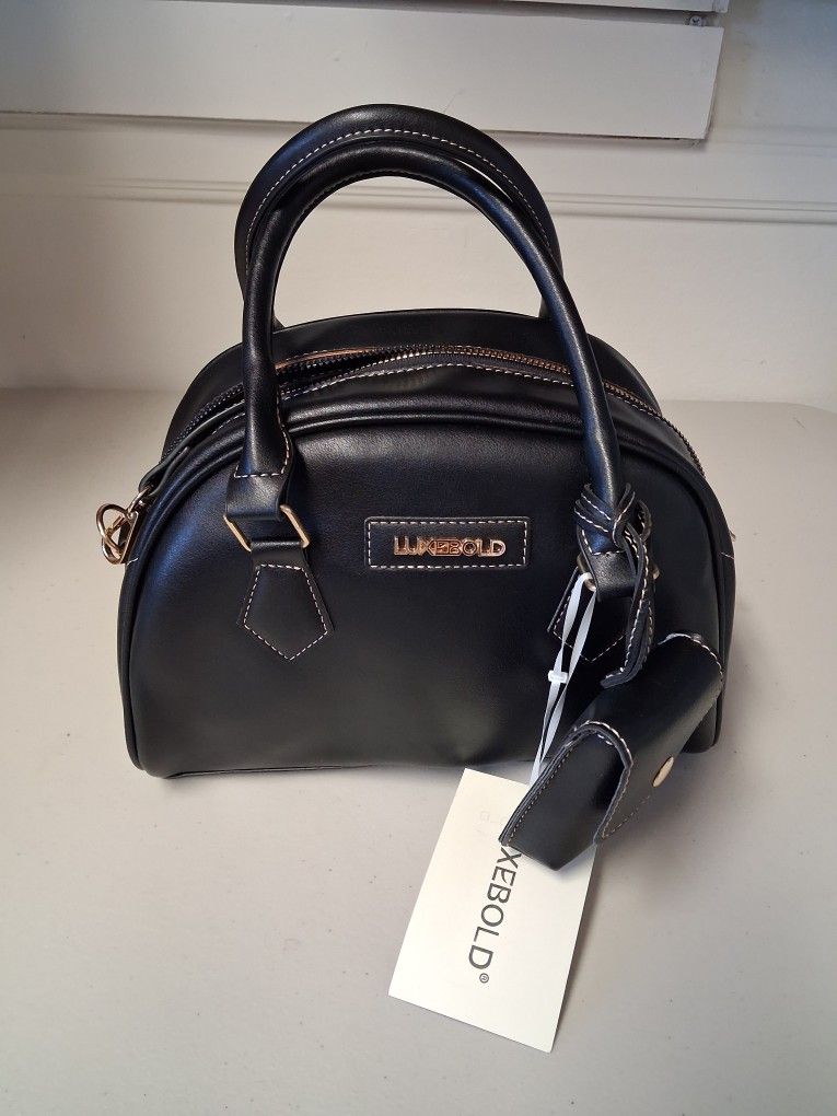 Luxebold Crossbody Handbag Purse Vegan Leather
