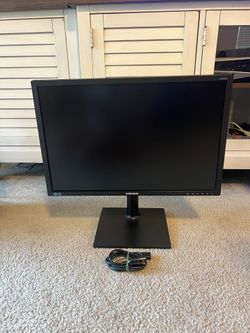 SAMSUNG 24” SR650 Series 1080p  Monitor  75Hz, VGA, HDMI, DisplayPort, USB Hub, Eye Saver Mode