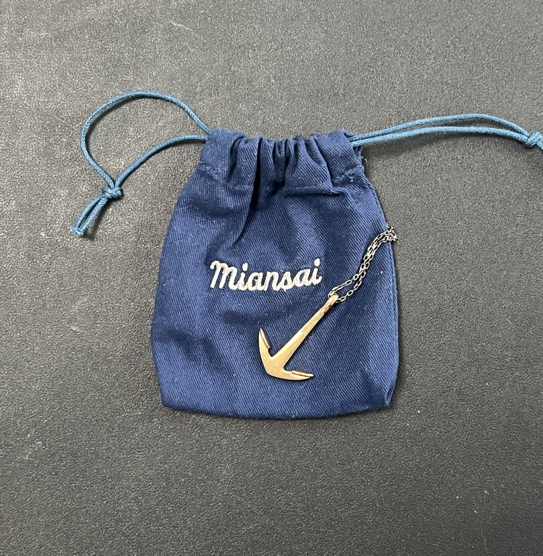 Miansai Anchor Necklace (Gold)