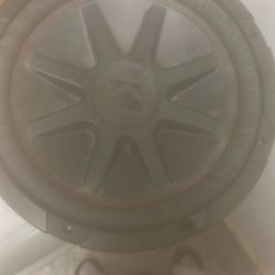 2 kicker “12” woofers