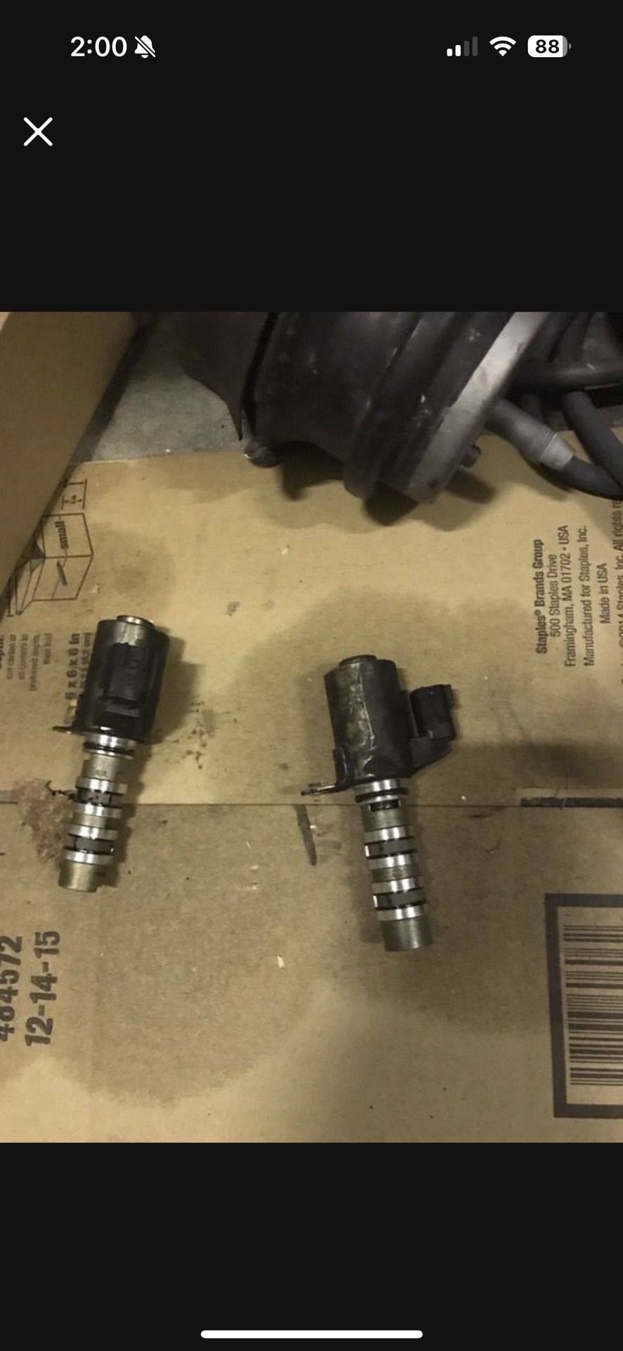 2007-2008 Infiniti G35 Sedan And G37 Variable Valve Control Solenoids
