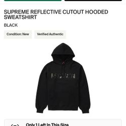 Supreme Reflective Cutout Sweater