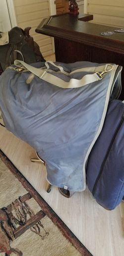 Western saddle bag and bridle bag