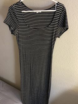 striped pencil dress