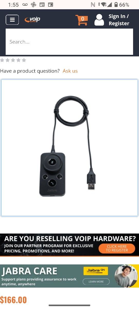 Brand New Jabra Engage Link And Brand New Webcam Logitech Both New