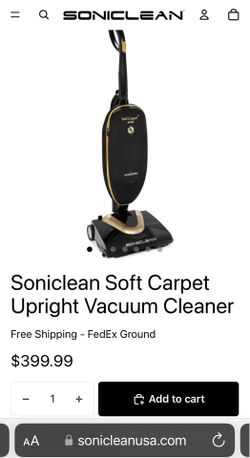 SONICLEAN brand- Hepa vacuum