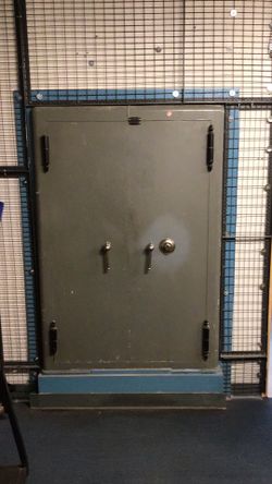 Vintage safe with extra small safe inside