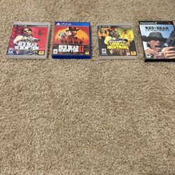 PS3/ps4 Red Dead Redemption Games 10 Each