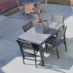 Dinette Table And Six Chairs