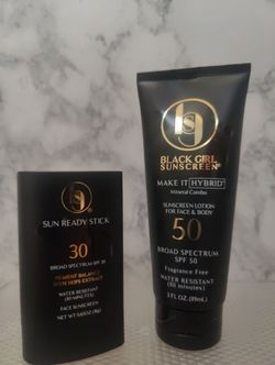 Brand NEW! 🌞  BlackGirl Sunscreen Products - Sun Ready Stick & Hybrid Mineral Combo(((PENDING PICK UP)))