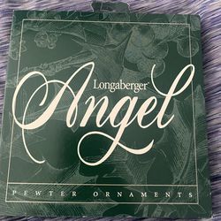 Longaberger Pewter Angels Set (4)