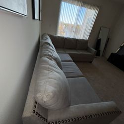Gray Sectional Couch 