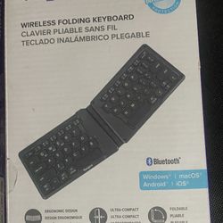Tarsus New Wireless folding Keyboard Bluetooth Windows macOS Android iOS