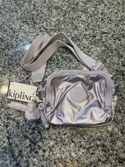 Kipling Cahir Convertible Mini Metallic Backpack 